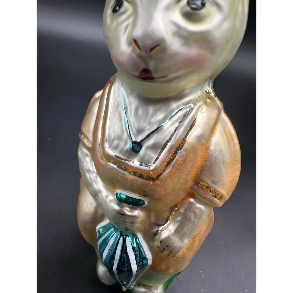 1994 Christopher Radko AUNT‎ KITTY Ornament 94-183-0  CAT WITH UMBRELLA 6